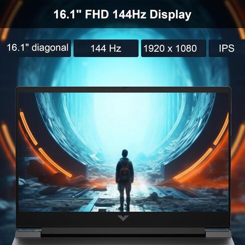HP Newest Victus 16.1 Ryzen 7 RTX 4060 Gaming Laptop, 16.1" FHD 144Hz, AMD Ryzen 7 8845HS (Beats i7-1355U), NVIDIA GeForce RTX 4060, 16GB DDR5 RAM, 1TB SSD, RGB Backlit KB, Wi-Fi 6, Windows 11 Home in Saudi Arabia