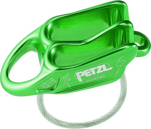 PETZL - جهاز أمان ريفيرسو - للجنسين، رمادي، مقاس واحد in Kuwait