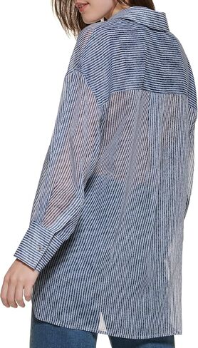 سويت شيرت نسائي طويل الأكمام للاستخدام اليومي من DKNY Jeans in Saudi Arabia