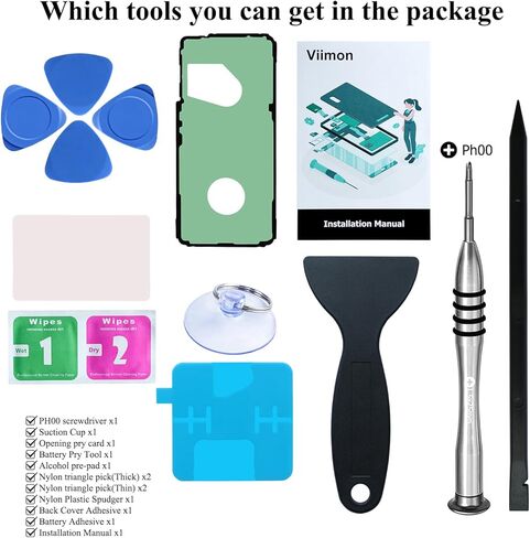 Note 20 Battery Replacement Kits (New Upgraded) for Samsung Galaxy Note 20 SM-N981U All Models with Installation Manual and Repair Tool Kits in Kuwait