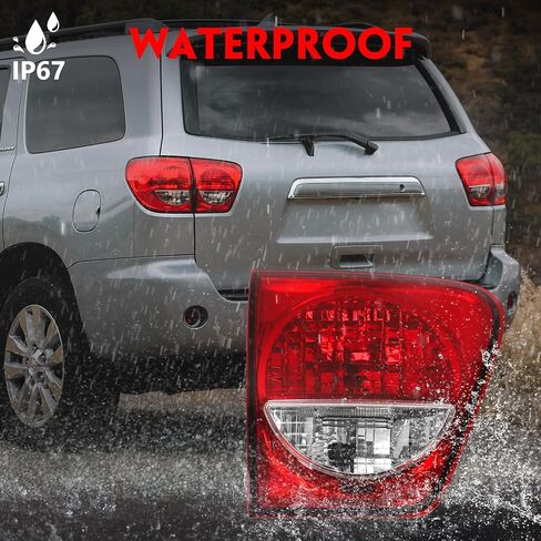 Huray Inner Tail Light Assembly for Toyota Sequoia 2008-2017 OE Rear Lamp Replacement Inner Left (Driver Side) in Saudi Arabia