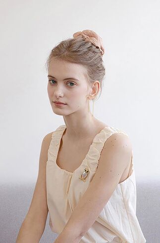 Ribbon Bow Dangle Earrings Long Tassel Drop Stud Earrings Ribbon Drop Earrings Jewelry Gifts for Women in Saudi Arabia