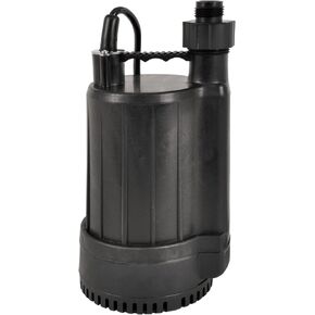 مضخة مياه غاطسة أوتوماتيكية من ريد ليون RL-MP25A 115 فولت، 1/4 HP 2200 GPH، 10 قدم. سلك، أسود، 14942735