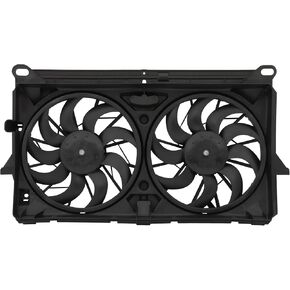 SCITOO GM3115212 Electric Radiator Condenser Engine Dual Cooling Fan Fit for 2005-2006 for Cadillac for Escalade ESV/EXT 2005-2006 for Chevrolet for Avalanche 1500/2500