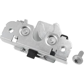 X AUTOHAUX Replacement Rear Liftgate Door Lock Actuator with Screw for Dodge for Ram 1500 2500 3500 2003-2006 Tailgate Latch Assembly No.55275952AC Silver Tone 1 Set
