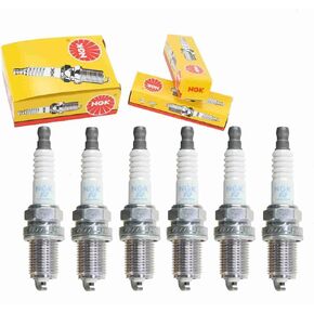 6 pc NGK Standard Spark Plugs compatible with Toyota Land Cruiser 4.5L L6 1993-1997