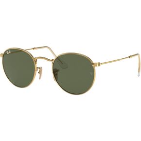Ray-Ban RB3447N Sunglasses Bundle: RB 3447N 001 Round Metal Arista G-15 Green and Eyewear Cleaning Kit