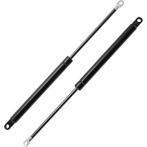 Motoforti 15inch/380mm 90Ib/400N/40kg Lift Supports Struts Gas Springs for Car Tailgate Camper Lid Boat Hatch Window Lid Under Bed Lifting Tool Box Lid Black 2Pcs