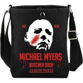 CMNIM Horror Movie Merchandise Gifts Michael Butcher Shop Always Fresh Crossbody Bag TV Show Inspired Horror Gifts for Fans