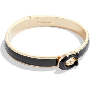 COACH Womens Signature Sculpted C Bangle Bracelet