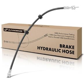 A-Premium Rear Driver or Passenger Brake Hydraulic Hose Compatible with Select Land Rover Models - LR2 2013-2015, Range Rover Evoque 2012-2015, 2.0L