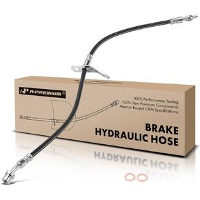 A-Premium Front Passenger Brake Hydraulic Hose Compatible with Select Hyundai Models - Elantra 2013-2016, Elantra Coupe 2013-2014, Elantra GT Veloster 2013-2017 - Replace# 58732A5000