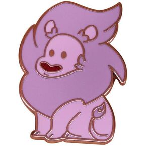 Pink Lion Steven Beach City Crystal Gems Club Pearl Garnet Amethyst Cartoon Animated TV Show 1.25" Enamel Pin Badge