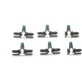 68229388AA Fuel Injector Return Fitting Compatible with RAM Grand Cherokee EcoDiesel 3.0L ，4Pcs “T" and 2Pcs “L"