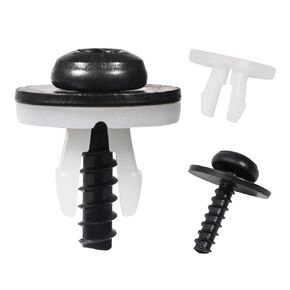 WHALETAIL 10 Sets Engine Splash Shield Guard Undertray Cover Tapping Screws, T30 Torx Head Bolts and Grommet Bolt Nut Clip Kit for Ford Escape F-150 Edge Focus Fusion C-Max S-Max Transit Lincoln MKC