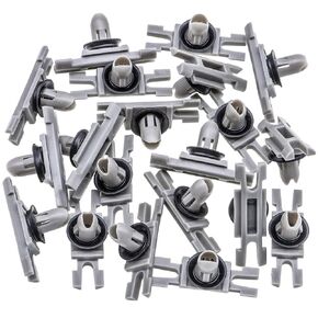 Rexka 20pcs Exterior Roof Moulding Gutter Trim Clips Compatible with BMW 51137117240 E90 E91 F30 F31 F35