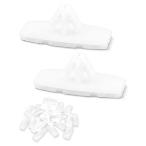 35Pcs 68526185AA Fender Clips Fit for Jeep Gladiator Fit for Jeep Wrangler Fit for Ram 1500 Fender Flare Retainer Clip Fastener Replece 6852618AA 6839872AA