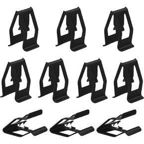 10 PCS Dashboard Trim Clips, Metal Retainer Dashboard Panel Trim Clip Fastener, Front Console Dash Retainer Clips Replacement for Most Vehicles, Interior Car Accessories