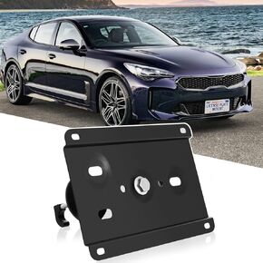 Front Grille License Plate Mount Bracket Compatible with Kia Carnival, K5, Seltos, Sorento 4th gen SC, Sorento Hybrid/Plug-in Hybrid 3rd gen UM, Spertage Hybrid/Plug-in Hybrid 5th gen NQ5, Telluride