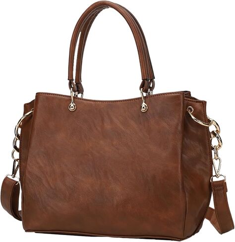 KL928 Women Designer Handbag and Purse, PU Leather Top Handle Satchel Shoulder Bag Tote Bag for Ladies in Kuwait