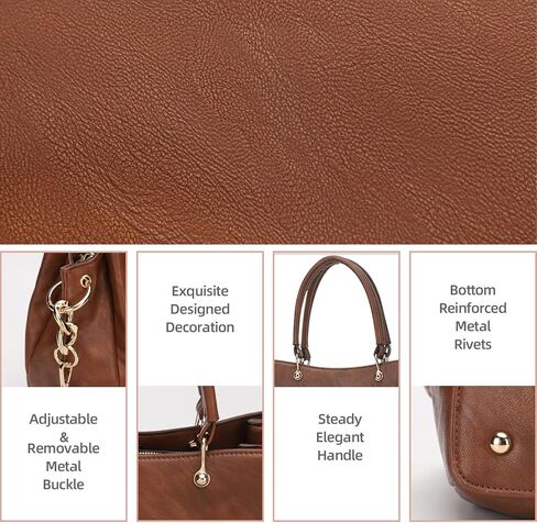 KL928 Women Designer Handbag and Purse, PU Leather Top Handle Satchel Shoulder Bag Tote Bag for Ladies in Kuwait