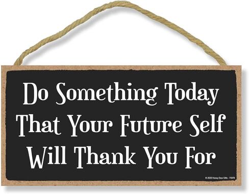 Honey Dew Gifts Inspirational Wooden Signs, Good Things Come to Those Who Hustle, 5 inch by 10 inch Hanging Wooden Sign, Decorative Wall Art, Housewarming Gifts, 76008 in Kuwait