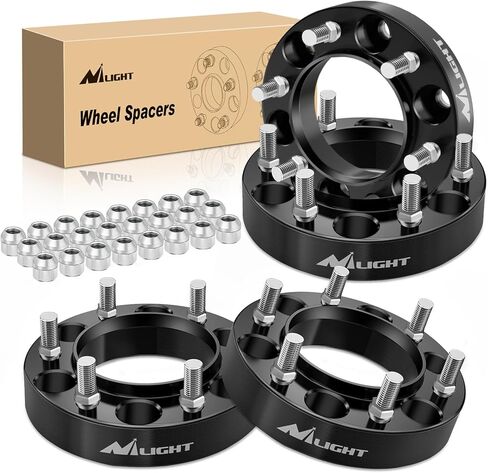 Nilight 6x5.5 Wheel Spacers,Hub Bore 106mm Hub Centric Wheel Spacers Fit for 1995-2023 Toyota Tacoma 4Runner FJ Cruiser Tundra Fortuner Sequoia 2013 2014 2015 2016 2017 2018 2019 2020 2021 2022 2023 in Saudi Arabia