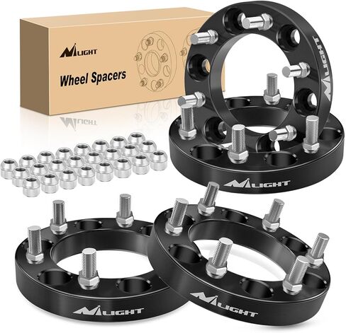 فواصل عجلات Nilight 6x5.5، فواصل عجلات محورية 106 مم تناسب 1995-2023 Toyota Tacoma 4Runner FJ Cruiser Tundra Fortuner Sequoia 2013 2014 2015 2016 2017 2018 2019 2020 2021 2022 2023 in Saudi Arabia