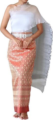 Full Funk Thailand Traditional Sabaii Sash for Wedding Theater Costume Outfit in Kuwait