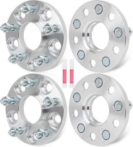 ECCPP 4pcs 15mm 5 Lug 5x114.3mm Wheel spacers hubcentric 5x4.5 to 5x4.5 12x1.5 64.1mm fit for 2006-2018 for Honda Civic 1997-2018 for Honda CR-V 2011-2016 for Honda CR-Z in Saudi Arabia