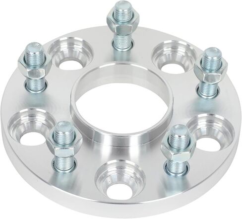 ECCPP 4pcs 15mm 5 Lug 5x114.3mm Wheel spacers hubcentric 5x4.5 to 5x4.5 12x1.5 64.1mm fit for 2006-2018 for Honda Civic 1997-2018 for Honda CR-V 2011-2016 for Honda CR-Z in Saudi Arabia