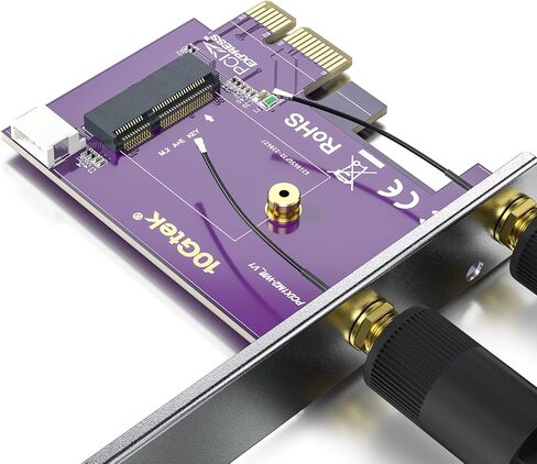 M.2 NVMe Adapter M-Key and B-Key, 2-Port M.2 to PCIe X4 Gen3 Adapter Card, Supports PCIe M.2 SSDs (NVMe and AHCI) and SATA-Based SSDs, Compatible with PCIe 3.0/2.0/1.0 Motherboards in Saudi Arabia