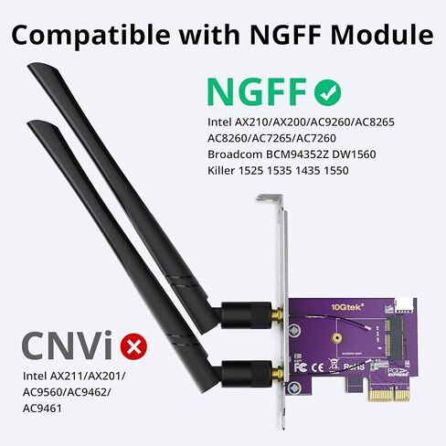 M.2 NVMe Adapter M-Key and B-Key, 2-Port M.2 to PCIe X4 Gen3 Adapter Card, Supports PCIe M.2 SSDs (NVMe and AHCI) and SATA-Based SSDs, Compatible with PCIe 3.0/2.0/1.0 Motherboards in Saudi Arabia