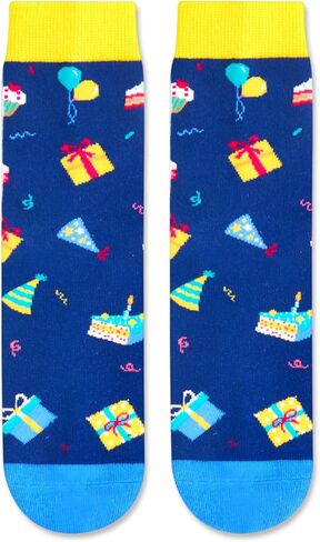HAPPYPOP 12th Birthday Gifts for Boys - Socks for Kids Age 12, 12 Year Old Tween Boy Girl Gift Ideas, Presents for 12 Year Olds, Birthday Gift Box with Greeting Card in Saudi Arabia