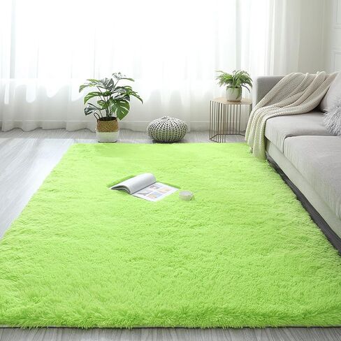 Lifup Area Rug for Living Room, Indoor Shag Fuzzy Carpets, Fluffy Faux Fur Rugs, Non-Slip High Pile Shaggy Carpets, Ultra Soft Plush Rugs for Bedroom Home Decor Burgundy 2x3 Feet in Kuwait