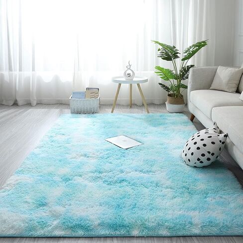 Lifup Area Rug for Living Room, Indoor Shag Fuzzy Carpets, Fluffy Faux Fur Rugs, Non-Slip High Pile Shaggy Carpets, Ultra Soft Plush Rugs for Bedroom Home Decor Burgundy 2x3 Feet in Kuwait