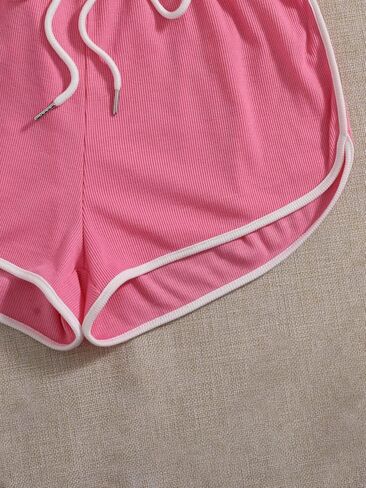 Milumia Women's 2 Pack Knot Workout Dolphin Shorts High Waisted Casual Lounge Gym Biker Shorts in Saudi Arabia
