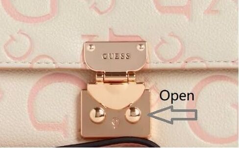 حقيبة كروس من الجلد الصناعي من GUESS Factory Sullerdale in Kuwait