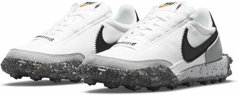 Nike Women's Waffle Racer Crater Summit White/Black-Photon Dust (CT1983 104) - 5 in Saudi Arabia