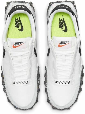 Nike Women's Waffle Racer Crater Summit White/Black-Photon Dust (CT1983 104) - 5 in Saudi Arabia