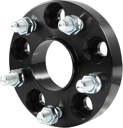 SCITOO 1" Wheel Spacers 4Pcs 5x4.5 14x1.5 64.1mm Black Wheel Adapters for Tesla 3 2017-2023,for Tesla Y 2020-2023 in Saudi Arabia