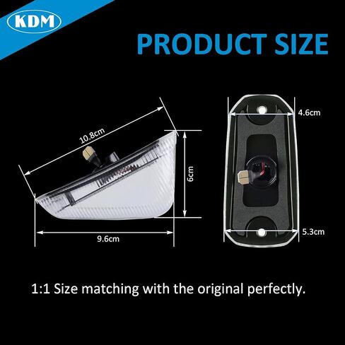 KDM Clear Lens Housing with White Led Bulb Cab Roof Top Marker Lights assembly Fit for 2014-2023 Dodge ram ProMaster 1500 1500 2500 3500 Pick up Truck Van，Mounted Running Clearance Lamp,5Pcs Pack in Kuwait