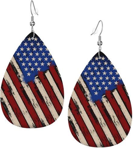 Faux Leather Earrings Leopard Butterfly Teardrop Dangle Earrings Jewelry For Women in Saudi Arabia