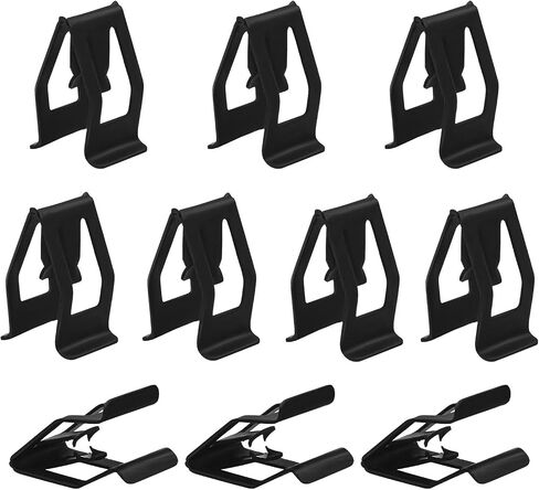 10 PCS Dashboard Trim Clips, Metal Retainer Dashboard Panel Trim Clip Fastener, Front Console Dash Retainer Clips Replacement for Most Vehicles, Interior Car Accessories in Saudi Arabia