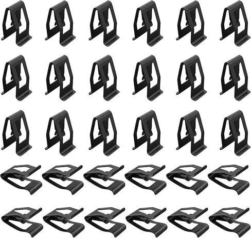 10 PCS Dashboard Trim Clips, Metal Retainer Dashboard Panel Trim Clip Fastener, Front Console Dash Retainer Clips Replacement for Most Vehicles, Interior Car Accessories in Saudi Arabia