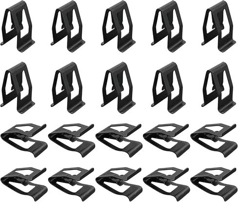 10 PCS Dashboard Trim Clips, Metal Retainer Dashboard Panel Trim Clip Fastener, Front Console Dash Retainer Clips Replacement for Most Vehicles, Interior Car Accessories in Saudi Arabia