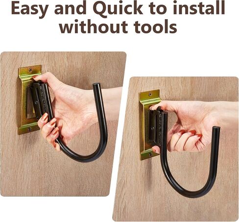 12PCS E Track J Hooks Heavy Duty Large Steel 4" J Hook Accessories for Enclosed Trailers, Use as Box Trucks, Vans, Garage, Workshop & Warehouse Black in Saudi Arabia