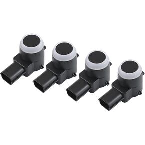 JDMSPEED Set of 4 Pcs Rear Bumper Backup Parking Sensor w/O-Ring Replacement for Chevrolet Cadillac GMC Chevy Saturn Buick Replaces 25961317 15239247 25961321 21995586 25962147 Parking Assist Sensors