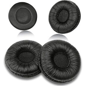 Ear Cushions for Plantronics Headset Replacement Ear Pads Compatible with Plantronics HW251N HW261N HW510 HW520 Blackwire C320 3210 3220 3320 Jabra Biz 2300 GN2000 PRO 920 9450 Headphones (4 Pack)