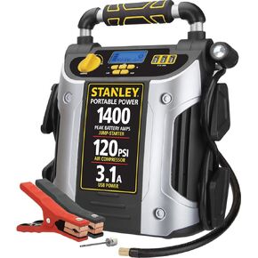 1400 Peak Amp Automotive Jump Starter, Portable Power – Triple 15W USB Ports, 120 PSI Air Compressor in Saudi Arabia